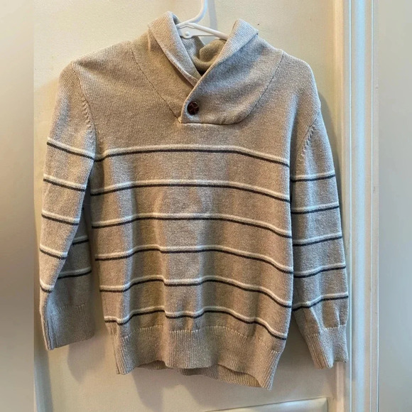 Hope & Henry Shawl Collar Organic Cotton Sweater - Picture 1 of 7